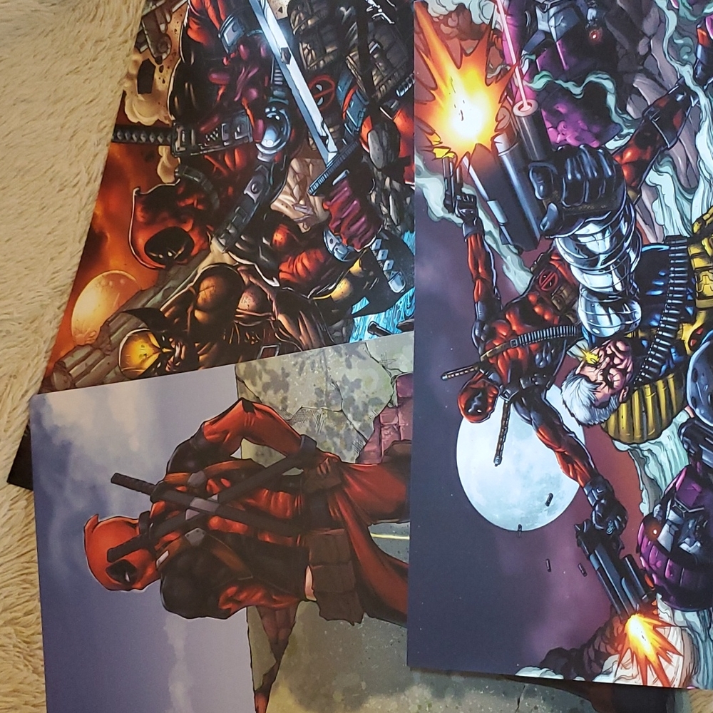 Marvel Collectors Prints, set of 3, 11 x 17